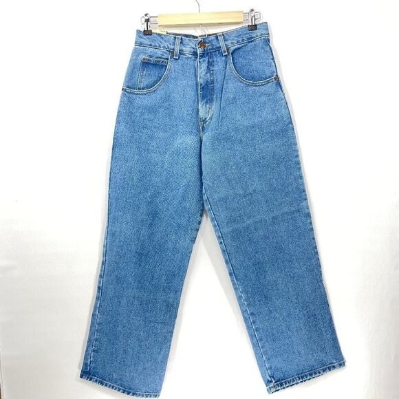 NWT Vtg Solo Semore Baggy Jeans Men's 28 90s Y2K Skate Wide Leg USA Made Denim - Picture 1 of 5